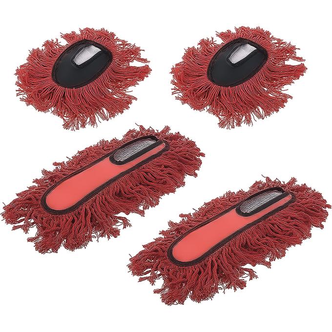 OER Replacement Mop Head Set, For 62441 Large and 62443 Mini Car Duster, 4-Pieces *62440