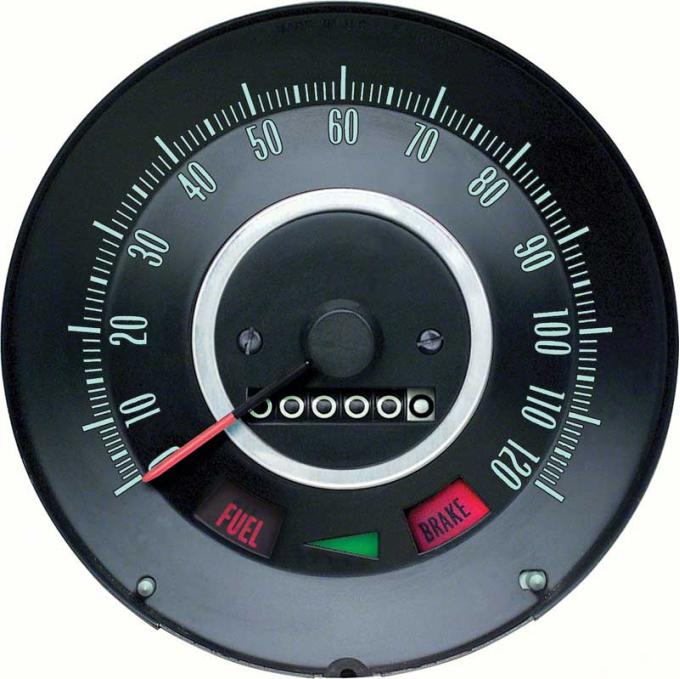 OER 1967 Camaro / Firebird without Speed Warning Standard 120MPH Speedometer 6480794