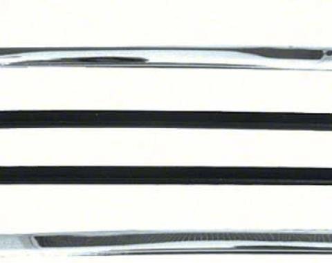 1967-1969 Camaro / Firebird & 1966-1967 GM A-Body Quarter Window Vertical Moldings