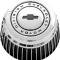 OER Tall Chrome Rally Wheel Derby Cap with Bow Tie WK1012