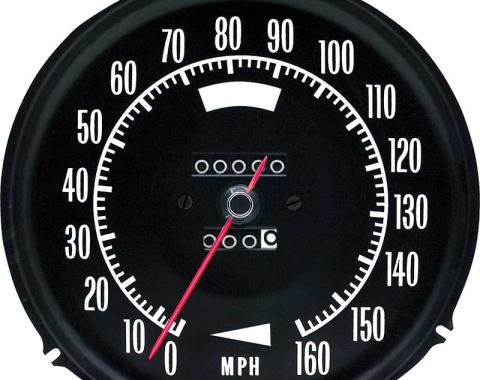 OER 1972-74 Corvette 160 Mph Speedometer 6496850