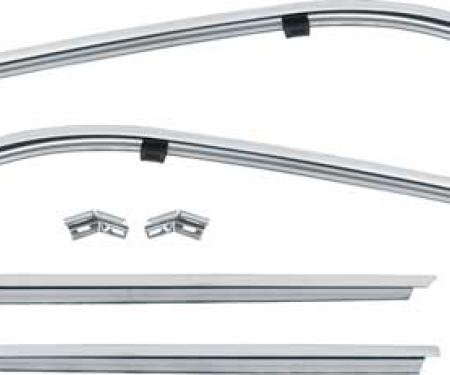 OER 1967 Camaro, Firebird, Roof Rail Weatherstrip Channel and Retainer Set 14321