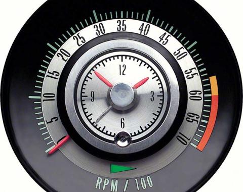 OER 1968 Camaro 6000 Red Line Tic-Toc-Tach 6468715