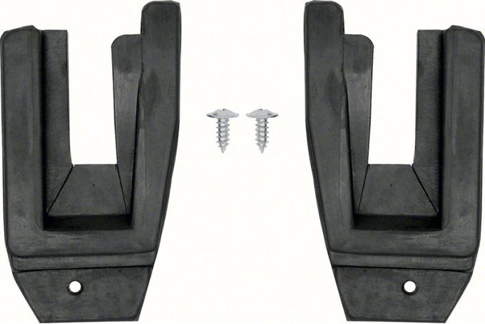 OER 1961-64 Impala / Full-Size 2 Door Hardtop U-Shape Rubber Seals K2016