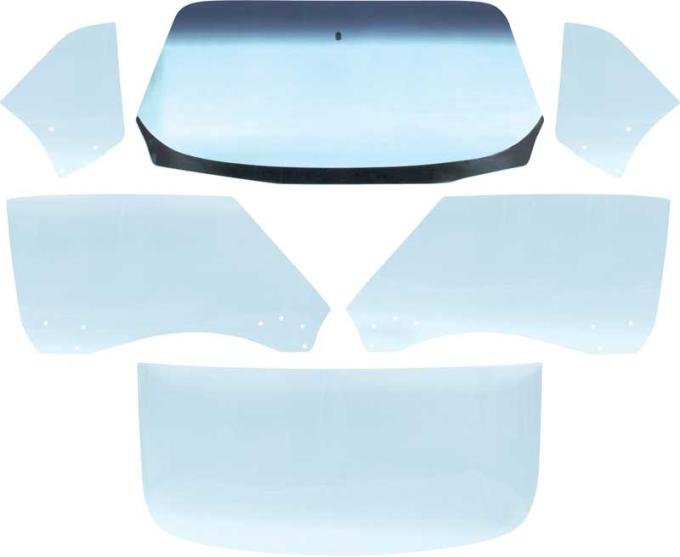 OER 1968-69 Camaro / Firebird Coupe 6 Piece Clear Glass Kit *E351C