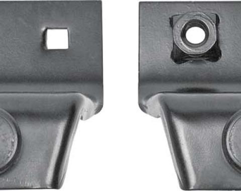 Classic Headquarters Rallysport Headlight Door Stop Brackets, Assembly W-809
