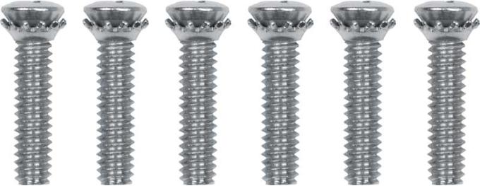 OER 1955-60 Chevrolet Door Striker Screw Set of 6 TF400430