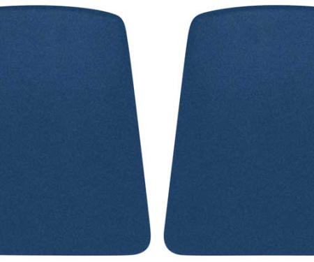 OER 1967, 69 Camaro / Firebird Dark Blue Bucket Seat Back Panels K1051