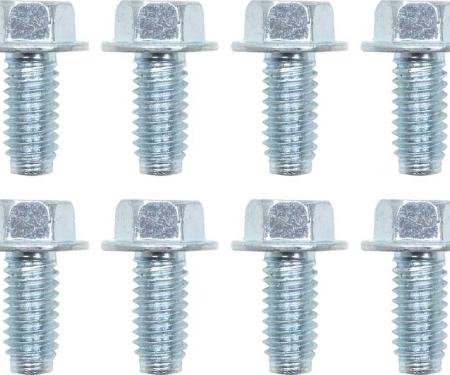 OER 1967-81 Pontiac Firebird, Trans Am, GTO, Lemans, Valve Cover Bolt Set, 5/16"-18 Thread, 21/32" Long, Zinc Plated, Set of 8 F6511