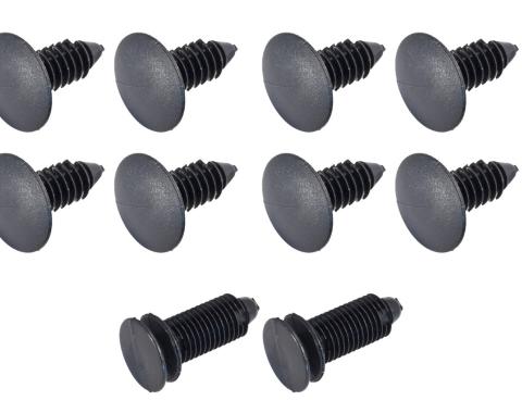 Pony Enterprises 1994-1998 Ford Mustang Interior Lower & Upper Quarter Window Trim Push In Retainers 1288