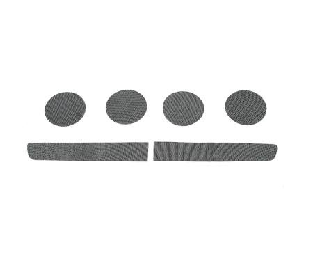 Corvette Black-Out Light Kit, Static Cling, 1984-1990