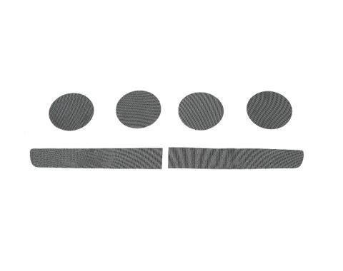 Corvette Black-Out Light Kit, Static Cling, 1984-1990