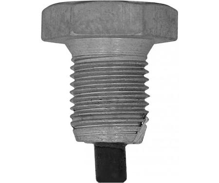 Corvette Oil Pan Drain Plug, Magnetic, 1/2" x 20, 1953-1996 Early